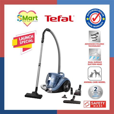 Tefal Compact Power Cyclonic Bagless Vacuum Cleaner Tw B Shopee