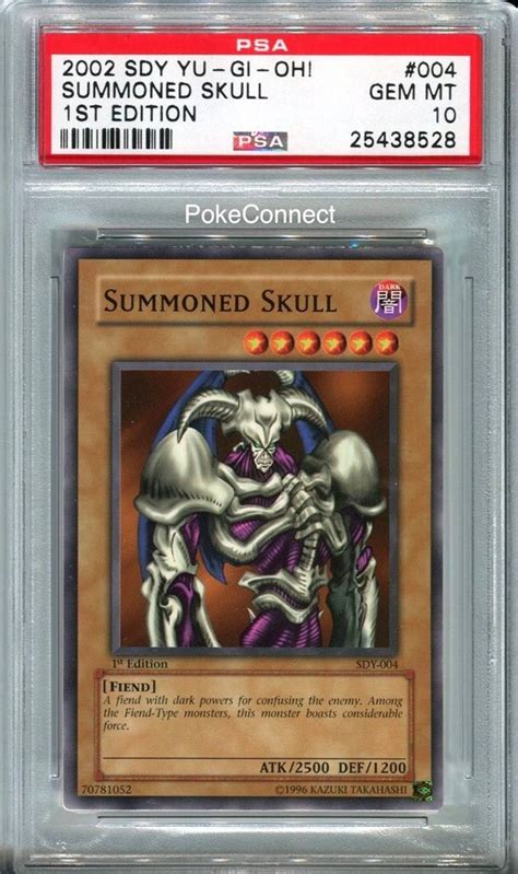 Auction Prices Realized Tcg Cards 2002 Starter Deck Yugi Yu Gi Oh Summoned Skull 1st Edition