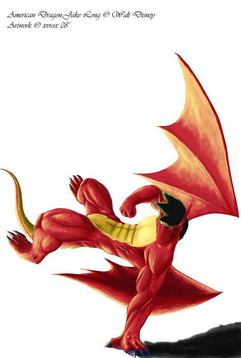 American Dragon Jake Long By Xvrox American Dragon Jake Long Female Dragon