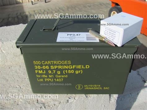 Round Canister Springfield Fmj Grain Prvi Partizan M