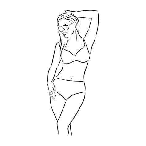 Woman Body Outline Drawing Images Free Download On Freepik