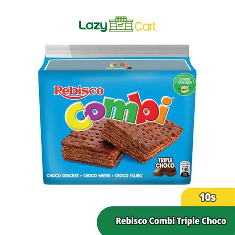 Lazycart Rebisco Combi Triple Choco 30g X 10pcs Shopee Philippines