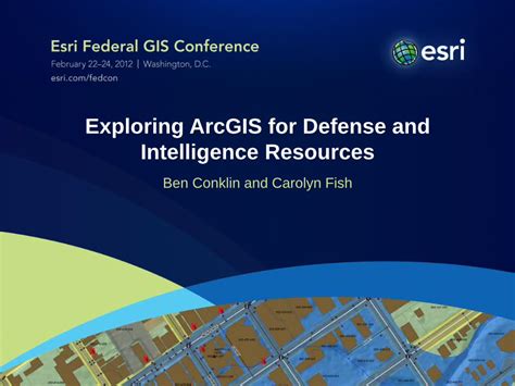 Pdf Exploring Arcgis For Defense And Intelligence Resources