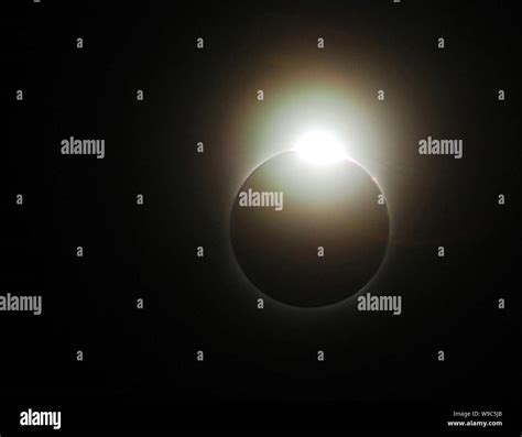 The Bailys Bead Of A Total Solar Eclipse Is Seen In Chongqing China