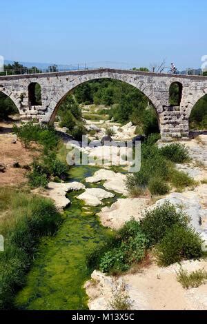 The Rd Century Roman Pont Julien Or Julian Bridge Over The River