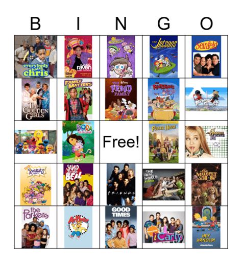 DJ Bingo - Theme Songs Bingo Card