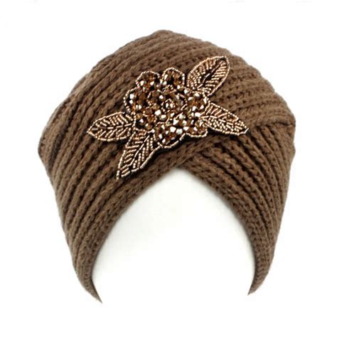 2016 New Fashion women winter warm hats India cap for women Turban hats ...