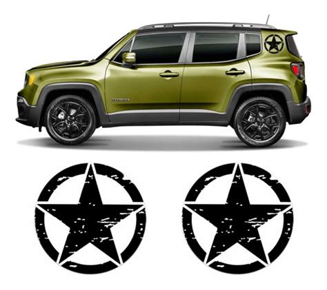 Kit Adesivos Estrela Militar U S Army Jeep Renegade Ad