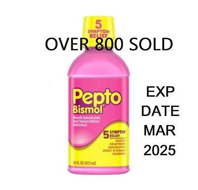 Pepto Bismol Liquid Original Fl Oz Ml Extra Large Exp