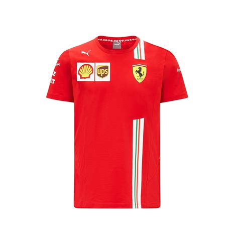 Buy Scuderia Ferrari F1 2021 Men S Carlos Sainz Team T Shirt Online At