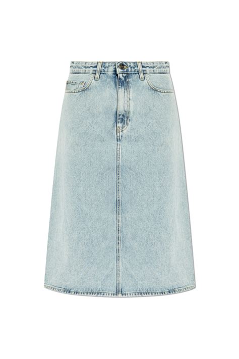 Toteme Denim Skirt Women S Clothing Vitkac