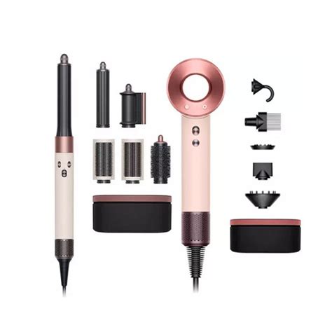 New Dyson Airwrap And Hairdryer Ceramic Pink And Rose Bundle Rev Comps