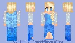 Elsa the Snow Queen Minecraft Skin