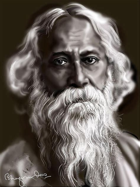 Rabindranath Tagore By Bhagvan Das Rabindranath Tagore Portrait