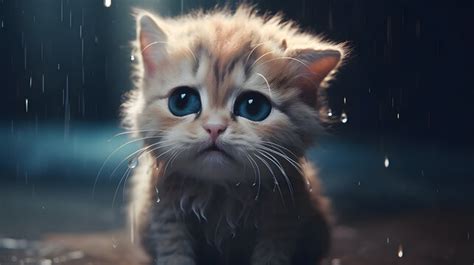 Cute Crying Cat