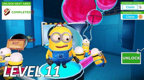 Despicable Me Minion Rush Jelly Lab Level Unlock New Area