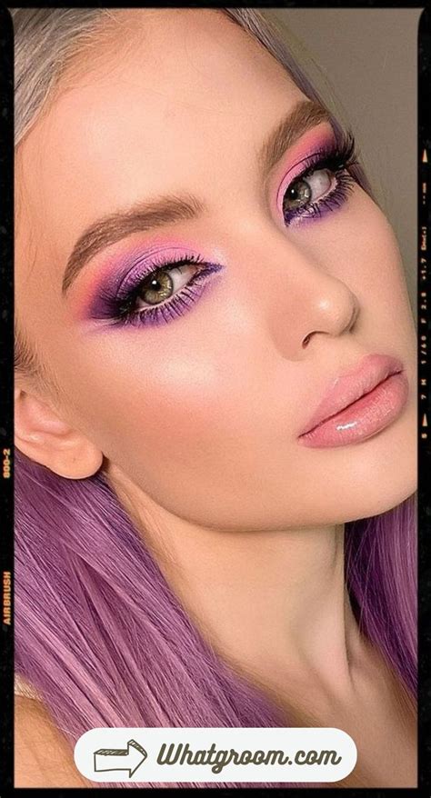 Pink Magenta Eye Makeup Look Trucco Rosa Trucco Occhi Trucco Di Scena