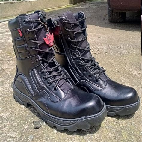 Jual SEPATU PDL LGR SAFETY BAHAN KULIT SAPI ASLI MERK APIK SEPATU PDL