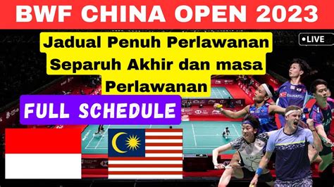 Jadual Perlawanan Separuh Akhir Dan Masa Perlawanan Semifinal Match