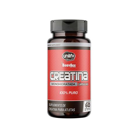 Creatina Monohidratada em cápsulas 720 mg Unilife Unilife Vitamins