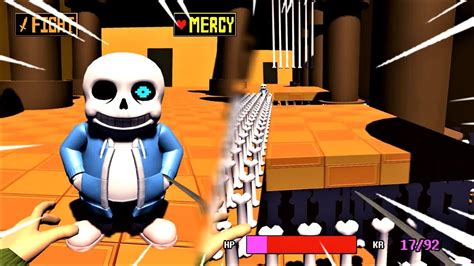 The True 3d Sans Battle 3dtale Sans Fight Undertale In 3d Youtube