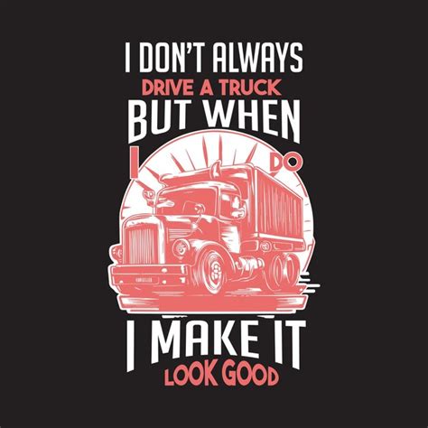 Premium Vector Truck Driver T Shirt Design