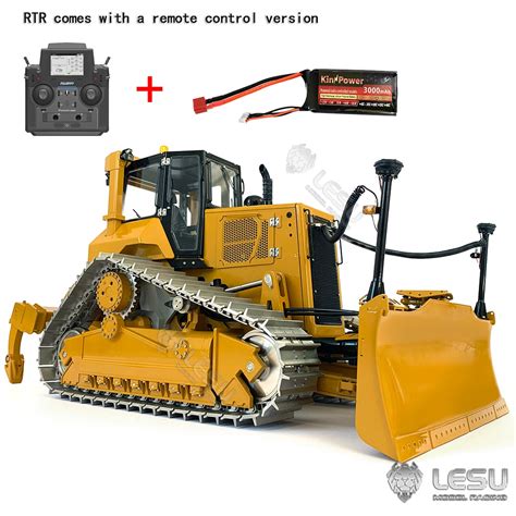 Metal Rc Hydraulic Dozer Hydraulic Bulldozer Lesu Rc