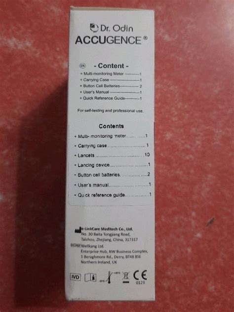 Mmol L Dr Odin Pm Accugence Multi Monitoring System For