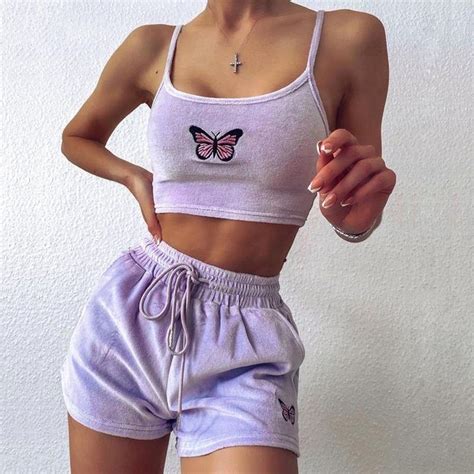 Summer Aesthetics Crop Top And Short Kaysmar Crop Top And Shorts