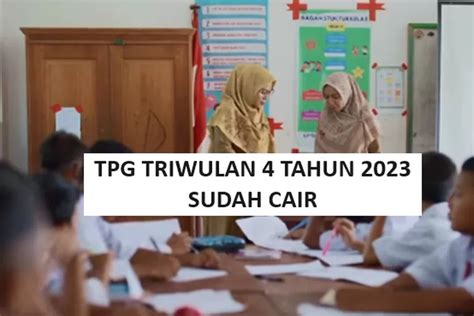 Update Desember Tunjangan Profesi Guru Triwulan Sudah Cair