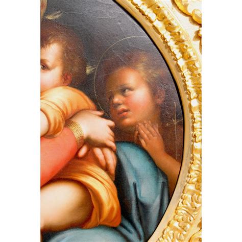 After Raffaello Sanzio 1483 1520 Raphael La Madonna Della Seggiola Oil