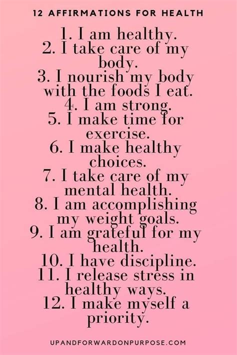 Pin By C M On Health In Healing Affirmations Affirmations