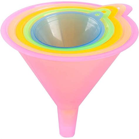 5pcs Colorful Plastic Cooking Funnel Spices Powder Essential Oils Ebay