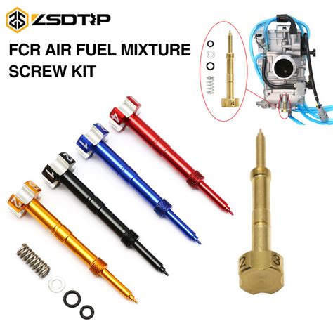 Zsdtrp Moto Easy Adjustable Air Carburetor Fuel Mixture Screw For