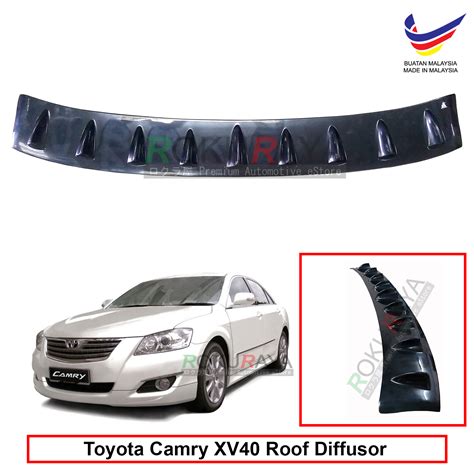 Toyota Camry XV40 2006 2011 Vortex Generator Shark Fin Aerodynamic Rear