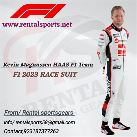 Kevin Magnussen F1 Team Haas 2023 Suit Printed F1 Race Suit Rental Sports