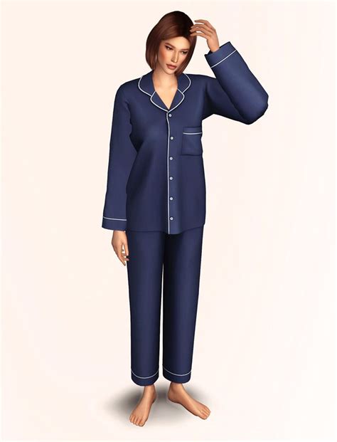 Sims 4 Pajamas Cc The Best Sleepwear For Your Sim Fandomspot Sims 4 Clothing Sims 4 Sims