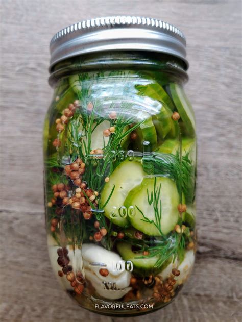 Garlic Dill Pickles - Flavorful Eats