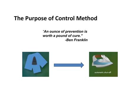 Six Sigma Control Methods Introduction To Control Methods Used In Lean
