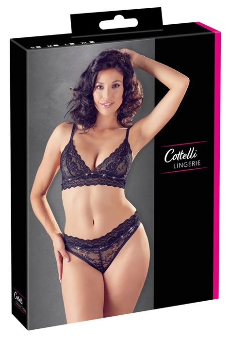 STRASS LINGERIE SET VAN COTTELLI Cocolamar Be