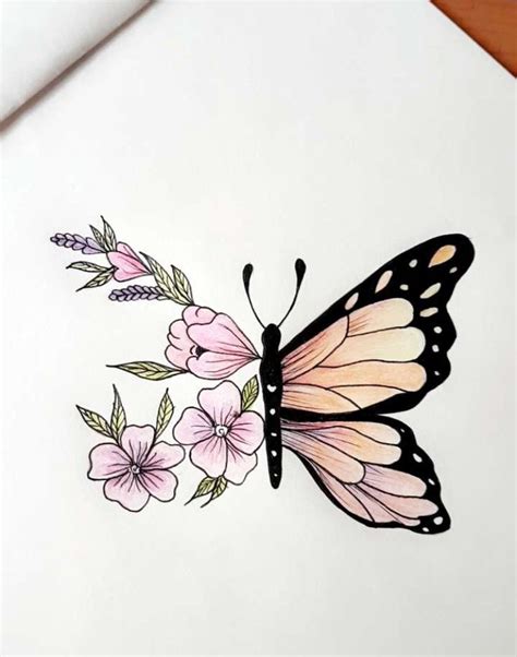 Dibujos Mariposas A Lapiz