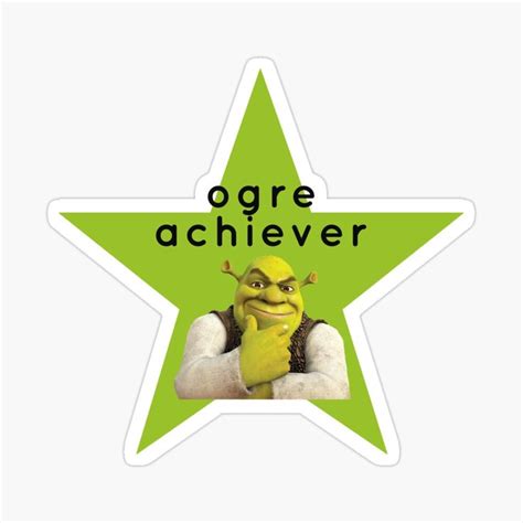 Ogre Achiever Sticker For Sale By Stickersjess Ogre Aesthetic