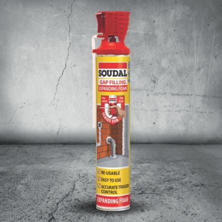 Soudal Genius Gun Gap Filling Expanding Foam 750ml Randalls Hardware