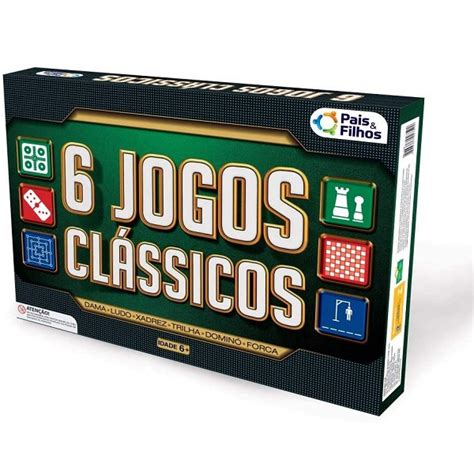 Jogo 6 Jogos Classicos Pais E Filhos 2759 Starhouse Mega Store