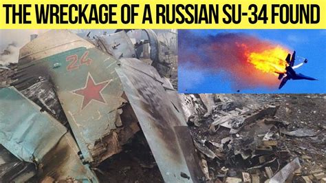 The Wreckage Of A Russian Su Was Found Near Kupiansk Youtube