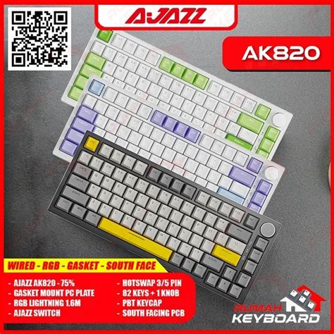 Jual Mechanical Keyboard Ajazz Ak Rgb Wired Gasket