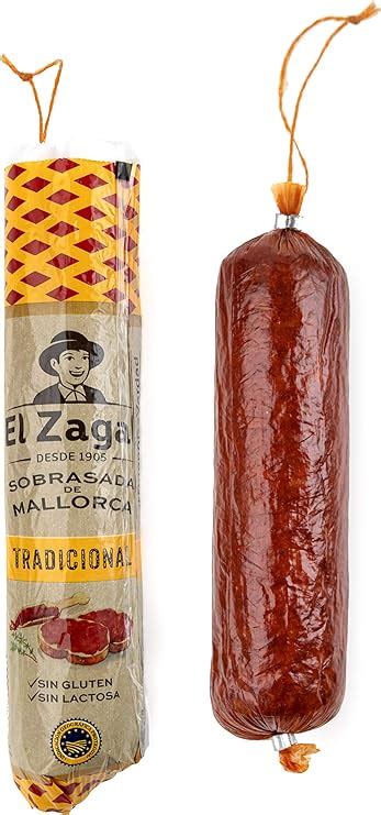 El Zagal Pieza De Sobrasada De Mallorca Tradicional 250 G Amazon Es