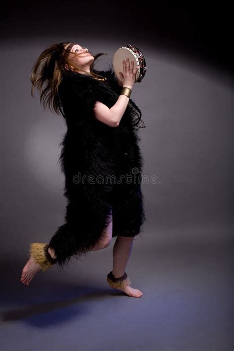 Shaman woman stock image. Image of fashion, dark, fantasy - 28532431