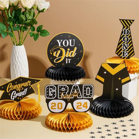 Graduation Centerpieces 2024，graduation Table Decorations Class Of 2024