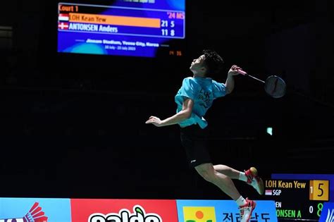 Loh Kean Yew’s Title Drought Continues With Korea Open Final Loss To Anders Antonsen The